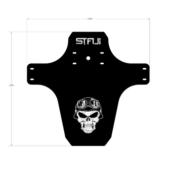 STFU Gunk Guard - Skull White