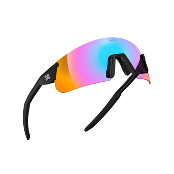 Sungod Ultras Air Matte Black frame with 8KO Iris HV Blue lens