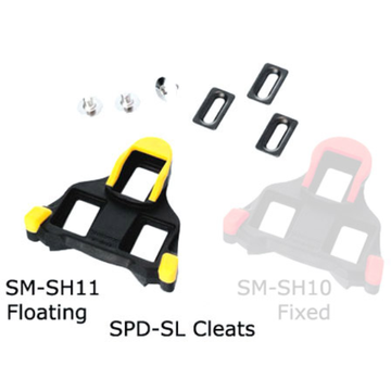 Shimano SM-SH11 Cleat set - Yellow