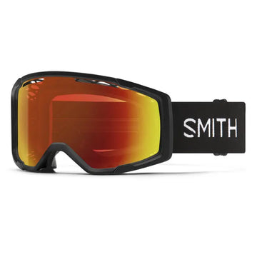Smith Rhythm MTB Goggles - Black ChromaPop Everyday Red Mirror Lens