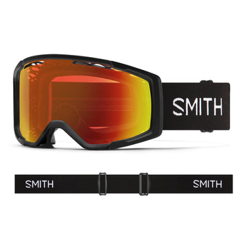 Smith Rhythm MTB Goggles - Black ChromaPop Everyday Red Mirror Lens