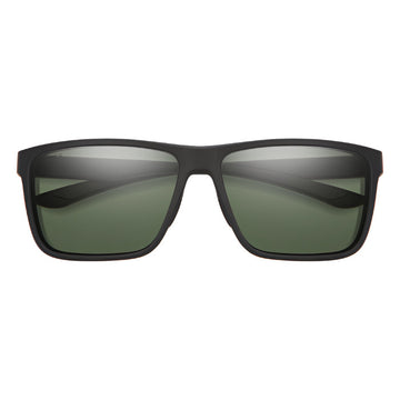 Smith Riptide Sunglasses - Matte Black - ChromaPop Polarized Grey Green Lens