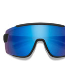 Smith Wildcat - Matte Black - ChromaPop Low Light Rose Blue Mirror