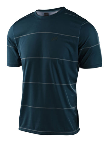 TLD FLOWLINE SS JERSEY STACKED LIGHT MARINE -