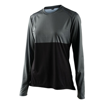 TLD 22W WMNS LILIUM LS JERSEY BLOCK GREEN / BLACK -