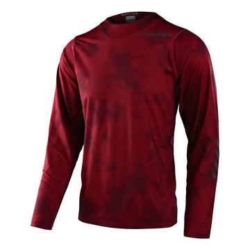 TLD Skyline Chill LS Jersey - Tie Dye Wine -