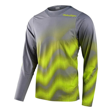 TLD Skyline Chill LS Jersey - Waves LT Grey -