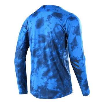 TLD Skyline LS Jersey - Tie Dye Slate Blue -