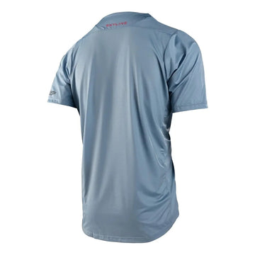 TLD Skyline SS Jersey - Jet Fuel Ice Blue/Red-