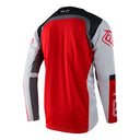 TLD Sprint Jersey - Fractura Charcoal/Gloss Red -