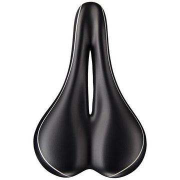 VELO Saddle MENS - GEL - Centre Cut Out, Steel Rails - 274 x170 mm