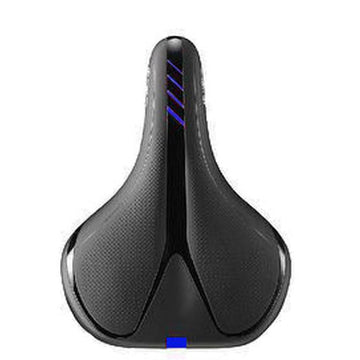 VELO Saddle UNISEX - COMFORT - High Density Foam, Steel Rails, - 262mm x 192mm, 452g