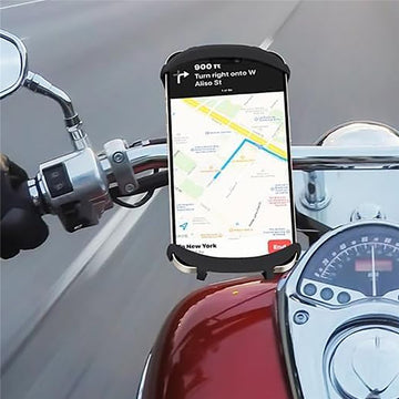A2C Silicone Phone Holder Mount With Tool Free Handlebar Mount