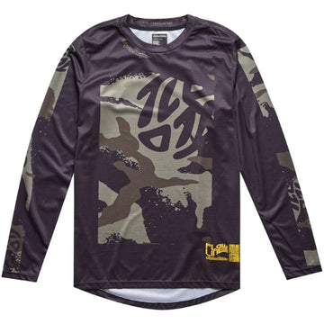 TLD Flowline LS Jersey - Confined Black -