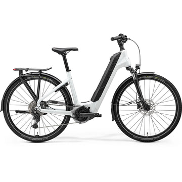 26 Merida eFloat City 400 EQ - Pearl White/Gunmetal Grey -