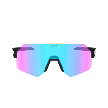 Sungod Airas Matte Black frame with 8KO Iris HV Blue lens