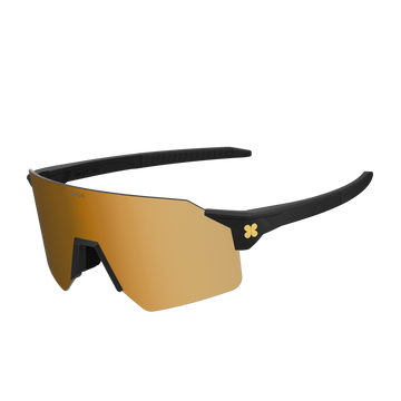 Sungod Airas Matte Black frame with 8KO Gold lens
