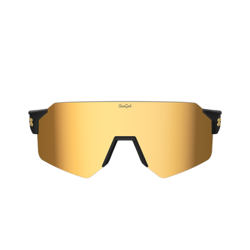 Sungod Airas Matte Black frame with 8KO Gold lens