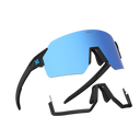 Sungod Airas Matte Black frame with 8KO Silver Blue lens