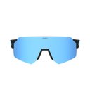 Sungod Airas Matte Black frame with 8KO Silver Blue lens