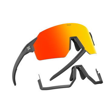 Sungod Airas Matte Grey frame with 8KO Fire lens