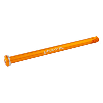 Burgtec Rear Axle - 12mm x 180mm - M12 x 1.75 - Iron Bro Orange