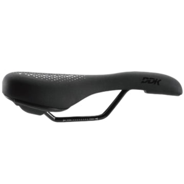 DDK Comfort Hybrid Saddle with Memory Foam - Steel Rail - 260x187mm