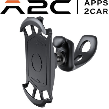 A2C Silicone Phone Holder Mount With Tool Free Handlebar Mount