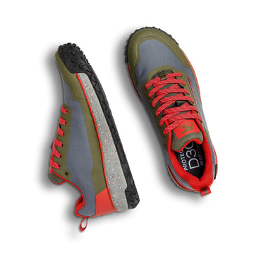 Ride Concepts Tallac Flat Shoe - Charcoal/Oxblood -
