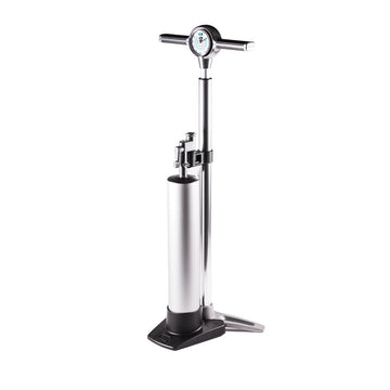 Crankbrothers Klic Floor Pump W/Analog Gauge + Canister