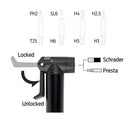 Mini Pump - Clever Valve + 8-In-1 Screwdriver