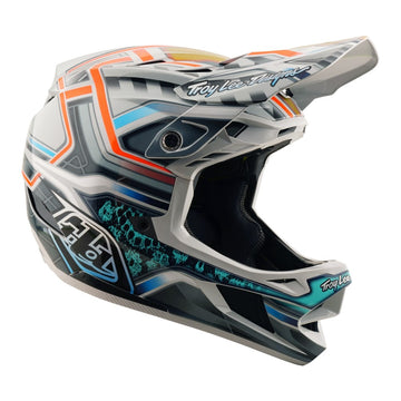 25 TLD D4 Compostite Mips Helmet - Lowrider Grey -