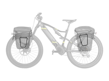 Topeak Tetrarack Side Frame Set - Black