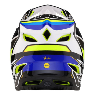TLD D4 Composite Mips Helmet - Reverb White/Blue-