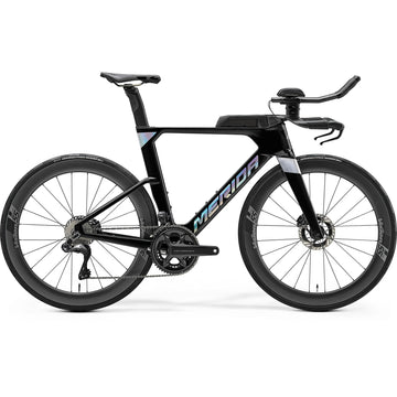 26 Merida Time Warp Tri Limited - Metallic Blackflash Bcp -