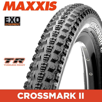 Maxxis Crossmark II - 26 X 2.10 - Folding TR - EXO 120 TPI - Dual Compound - Black Default Title