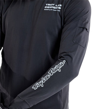 25 TLD Ruckus LS Ride Tee - Factory Carbon -