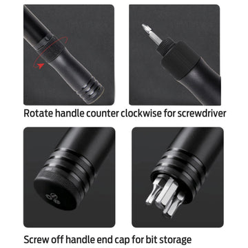 Mini Pump - Clever Valve + 8-In-1 Screwdriver