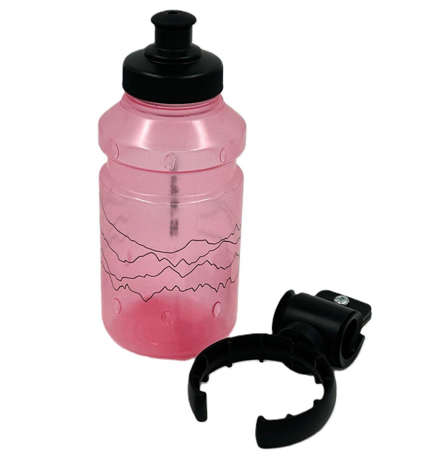 JetBlack Kids Bottle 350ml (PP) Pink – with holder