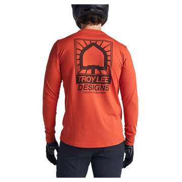 Troy Lee Ruckus Ride Create To Destroy Brick LS Tee -