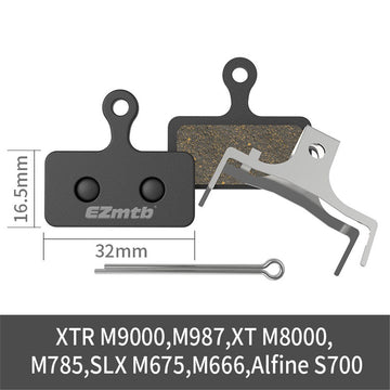 EZMTB Brake Pads - Semi Metallic - Shimano M8000