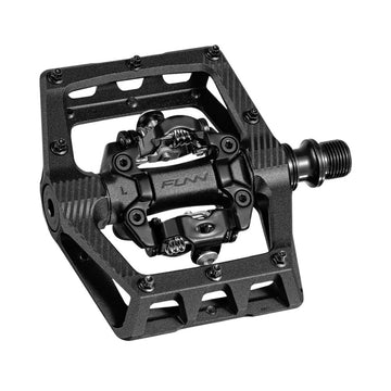 FUNN Ripper V2 Pedal - Float Engagement SPD Compatible Clipless Pedals - Double Sided - Black
