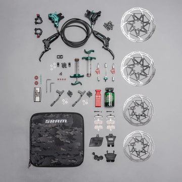 Sram Motive Ultimate Teal Splatter Expert Brakes Kit