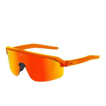 Sungod x McLaren F1 Team Papaya FORTY2s - 8KO Fire lenses, Frosted Papaya frames