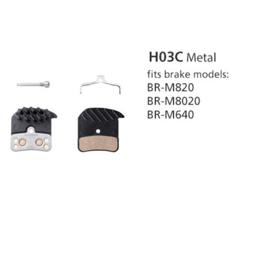 Shimano BR-M820 H03C Metal Finned Brake Pads
