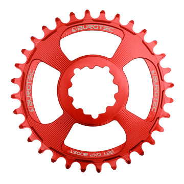 Burgtec Narrow Wide GXP 3mm Offset Direct Mount Chainring - Red -