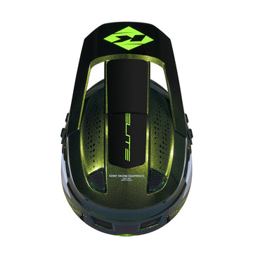 Kenny Elite Helmet - Green Chameleon -