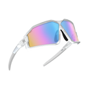 Sungod GTs Frosted Clear frame with 8KO Iris HV Blue lens