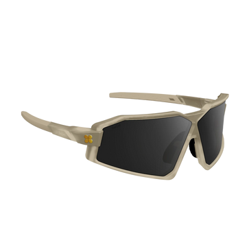 Sungod GTs Frosted Desert Sand frame with 8KO Smoke lens