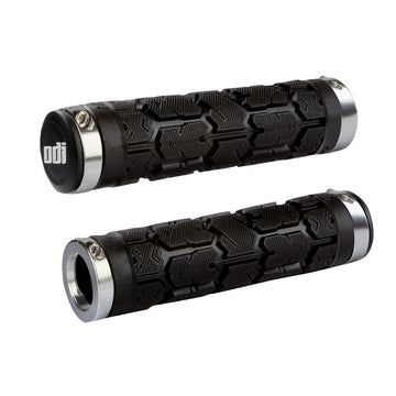 ODI Rogue Lockon Grip - Black Silver